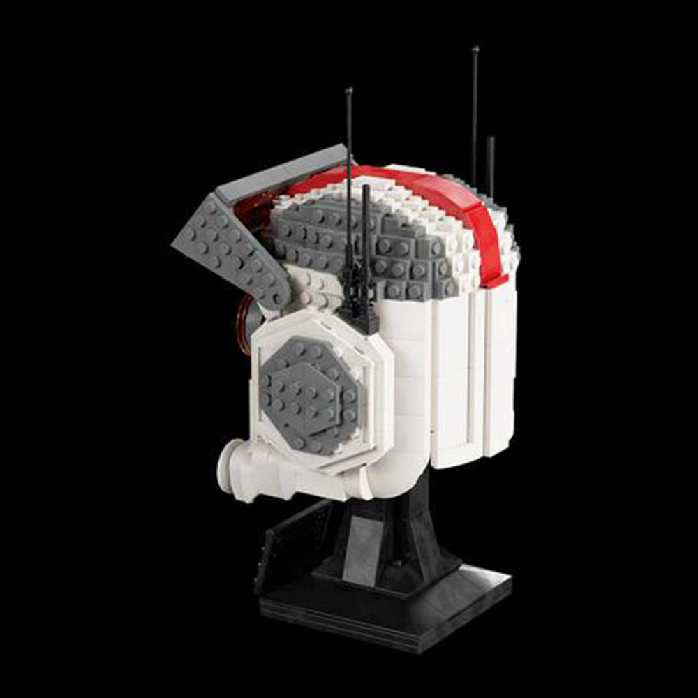 bad batch helmet tech building set | star wars | moc-142590 - 3