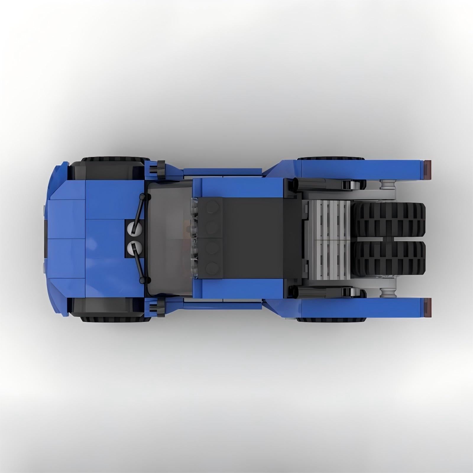 baja trophy truck building set | moc-52061 - 4