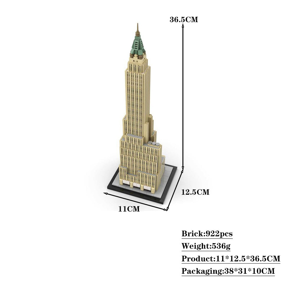 bank of manhattan trust building | 1:800 scale | moc-130597 - 4