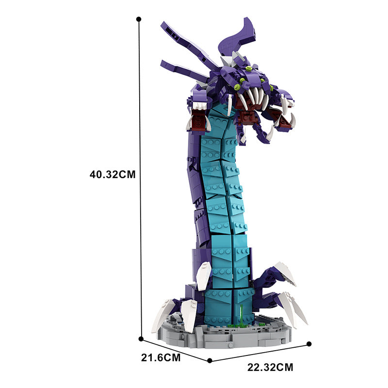baron nashor moc building blocks from league of lengend - 4