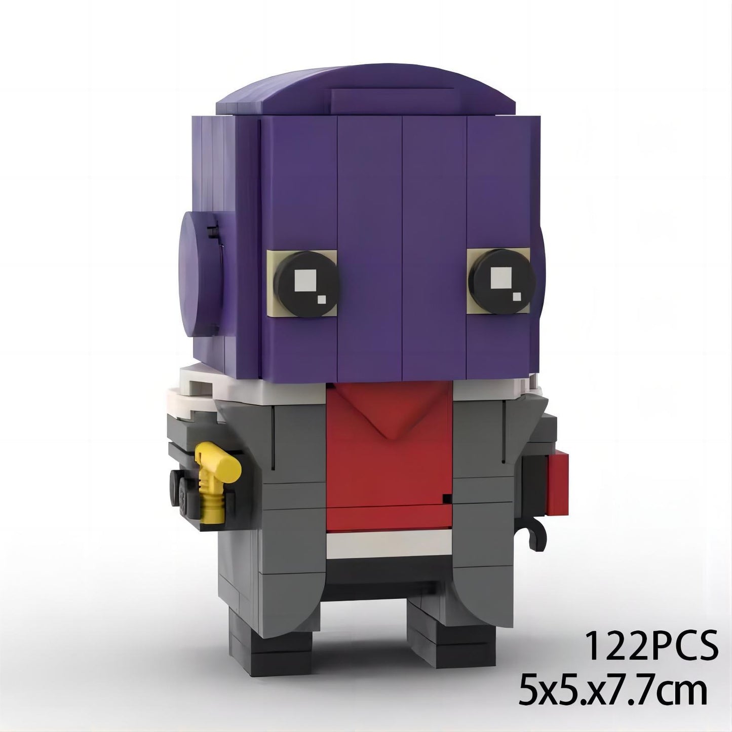 baron zemo brickheadz set | lego-compatible superhero moc kit - 1