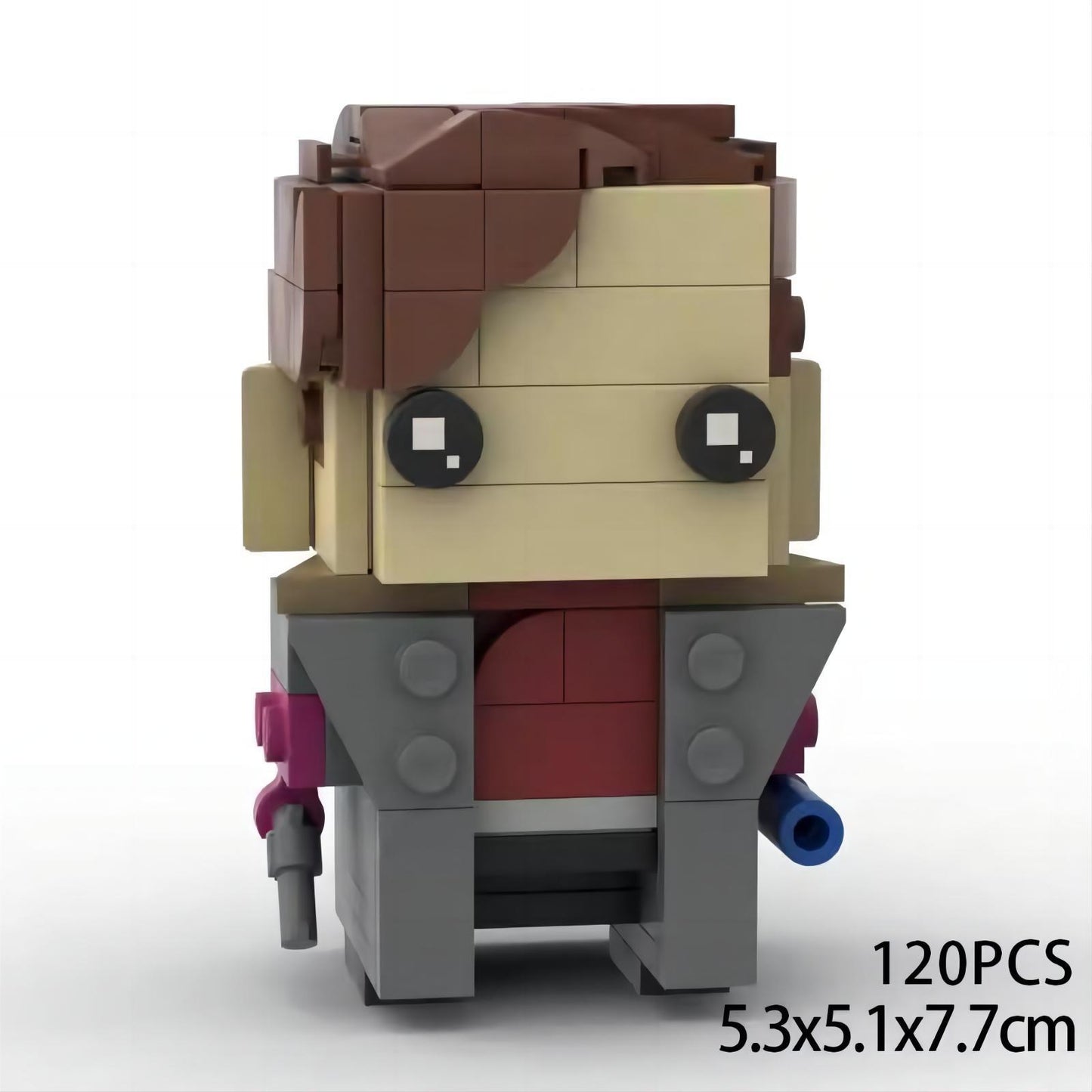 baron zemo brickheadz set | lego-compatible superhero moc kit - 1