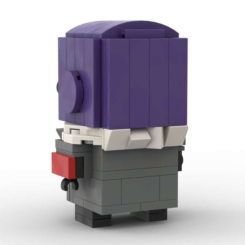 baron zemo brickheadz set | lego-compatible superhero moc kit - 3