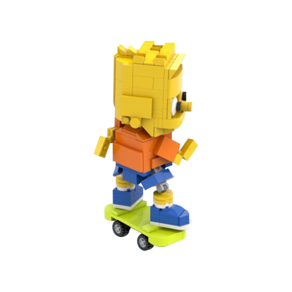 bart simpson building set | moc-196237 - 3