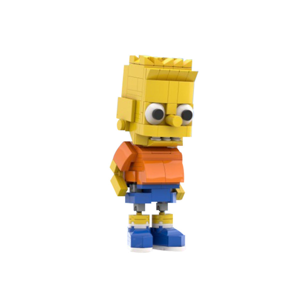 bart simpson building set | moc-196237 - 5