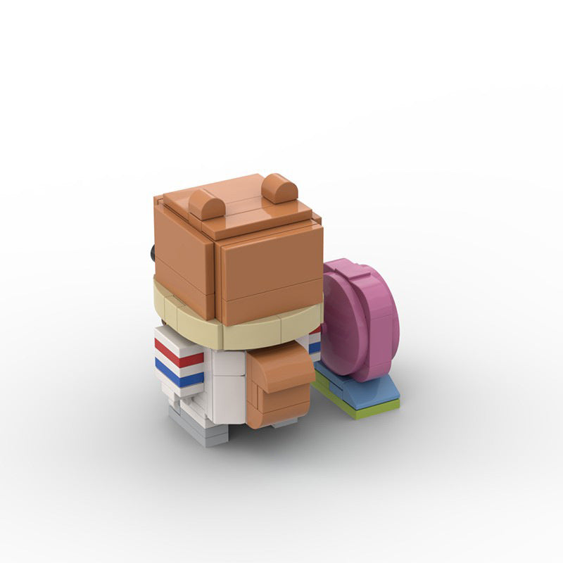 bart simpson moc brickheadz building set | lego-compatible building toy - 3