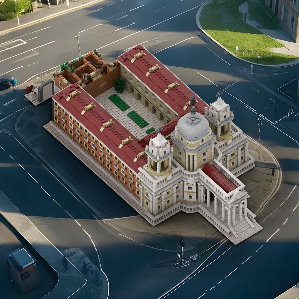 basilica of superga catholic church building set | lego compatible - 1