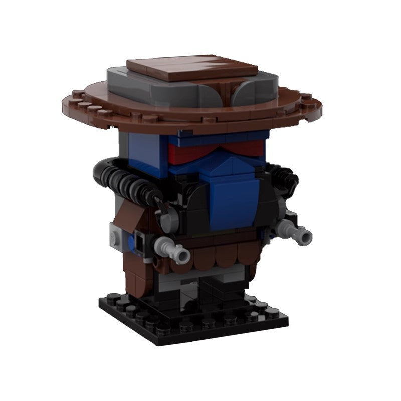 batman brickheadz + base moc building set | marvel - 3