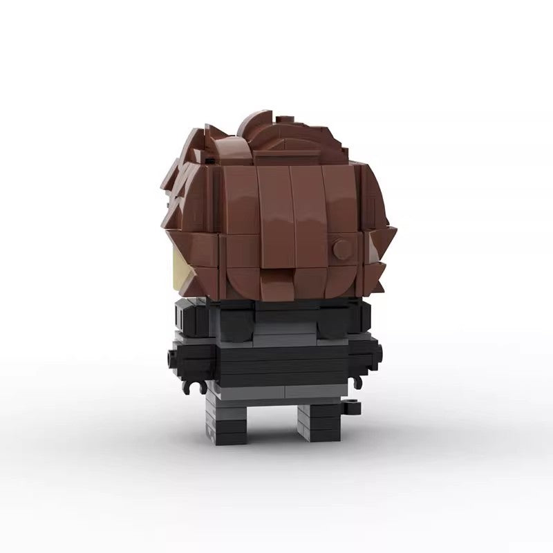 batman in suit brickheadz moc | compatible with lego - 3