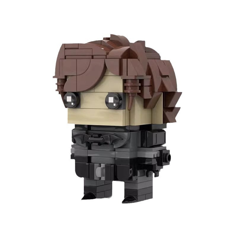 batman in suit brickheadz moc | compatible with lego - 5