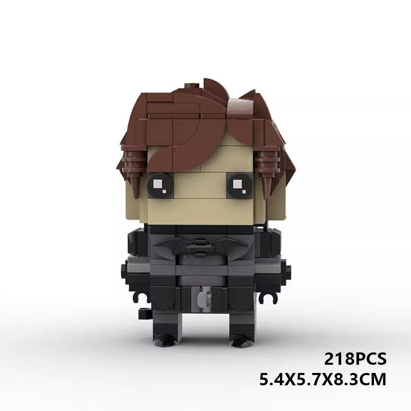 batman in suit brickheadz moc | compatible with lego - 6