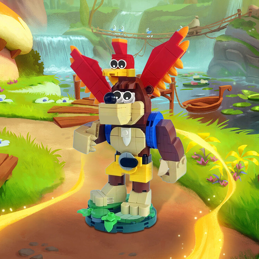 bear-and-bird duo building set | banjo-kazooie | moc-198710 - 1