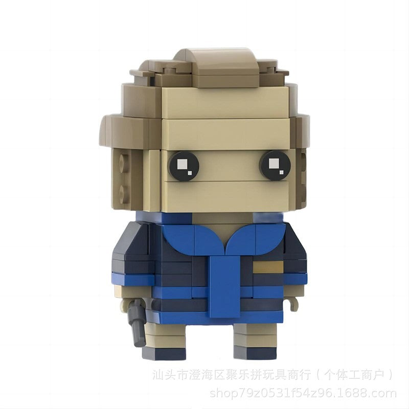 biff tannen brickheadz moc building set | back to the future - 1