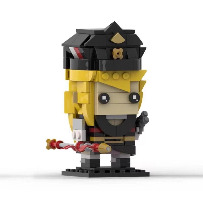 bismarck - al - iron blood battleship brickheadz building set | moc-122183 - 2