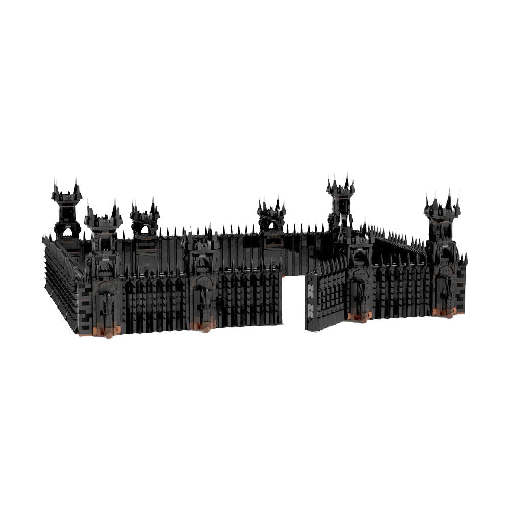 black gate building set | lotr | moc-189194 - 5