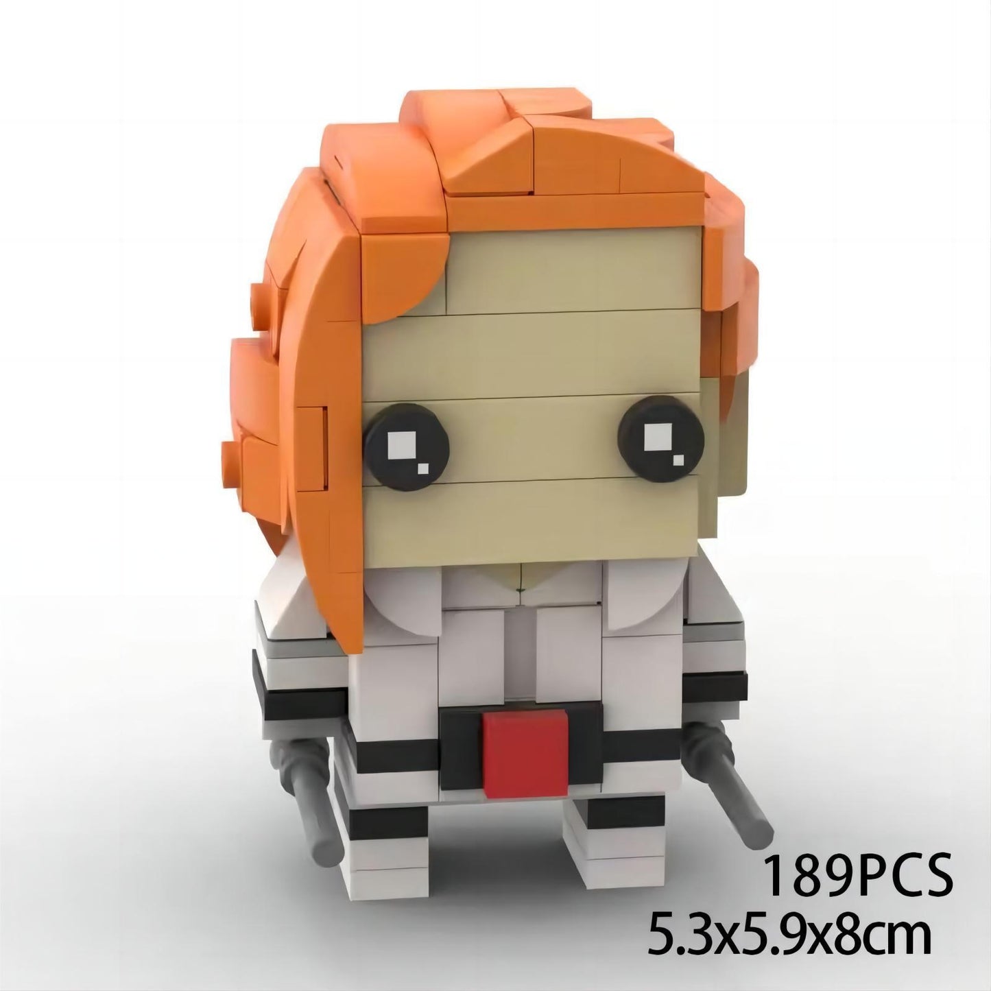 black widow brickheadz building set | lego-compatible marvel moc toy - 2