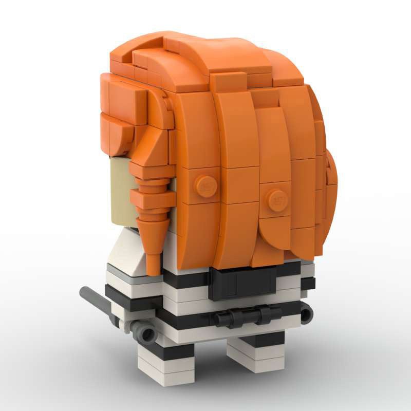 black widow brickheadz building set | lego-compatible marvel moc toy - 6