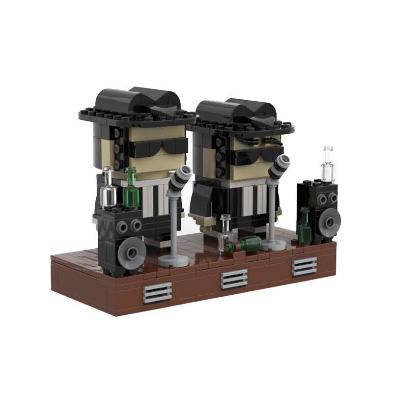 blues brothers brickheadz building set | moc-150114 - 3