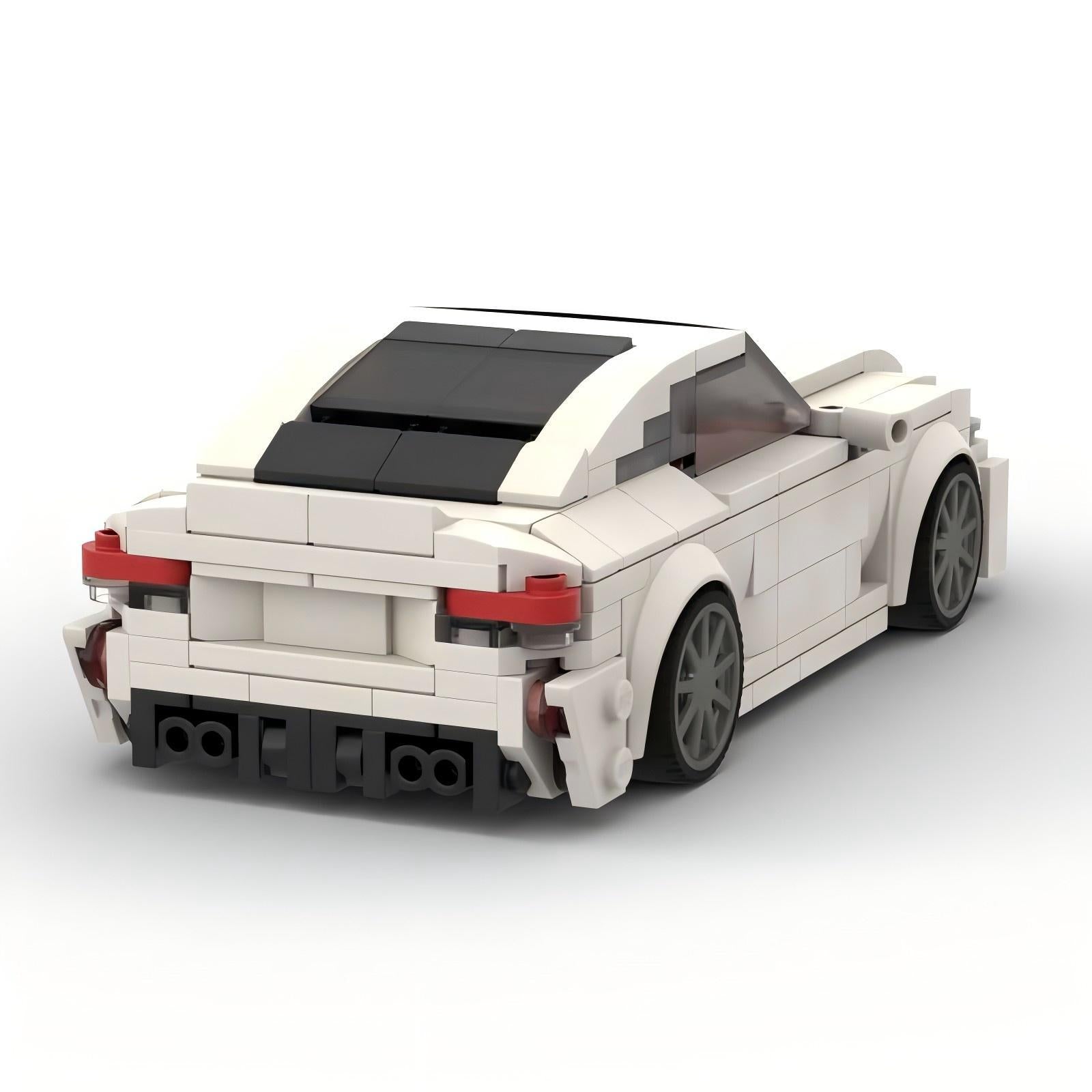 bmw m2 g87 red building set | lego compatible - 2