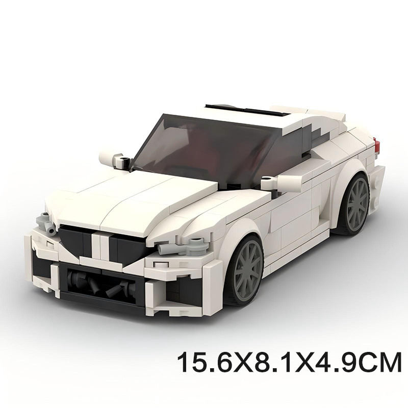 bmw m2 g87 red building set | lego compatible - 3