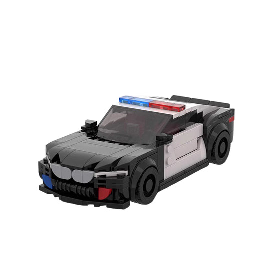 bmw m8 police building set | moc-82686 - 1