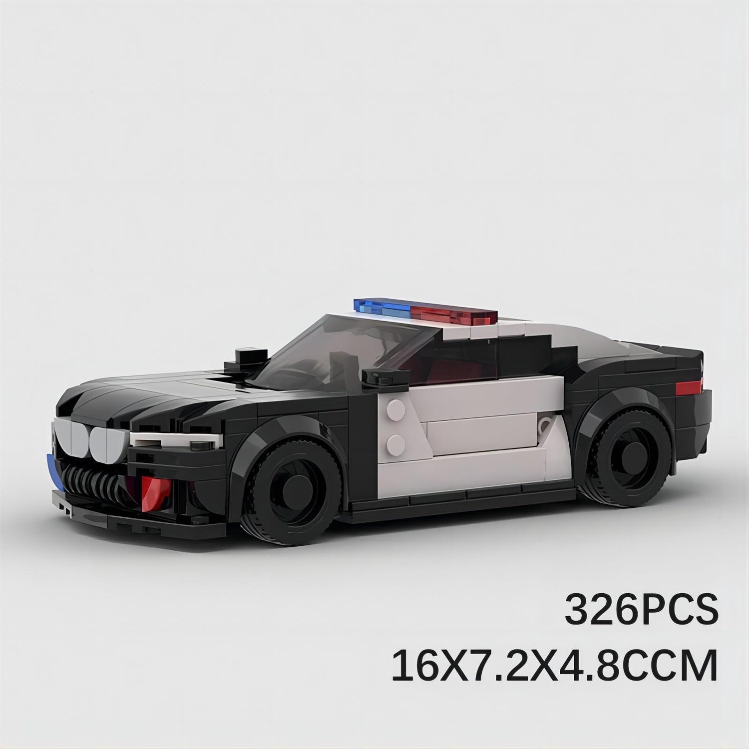 bmw m8 police building set | moc-82686 - 6