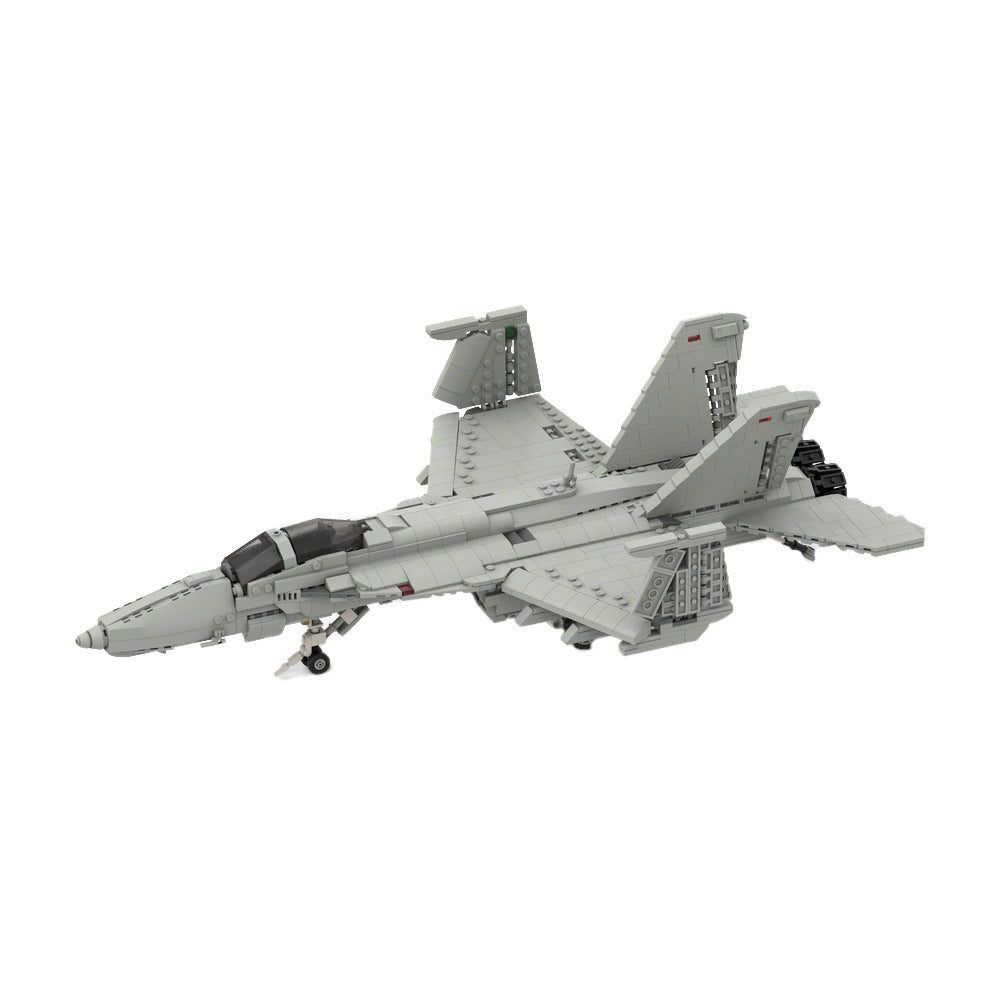 boeing f/a-18f super hornet building set | 1:35 scale | moc-112205 - 1