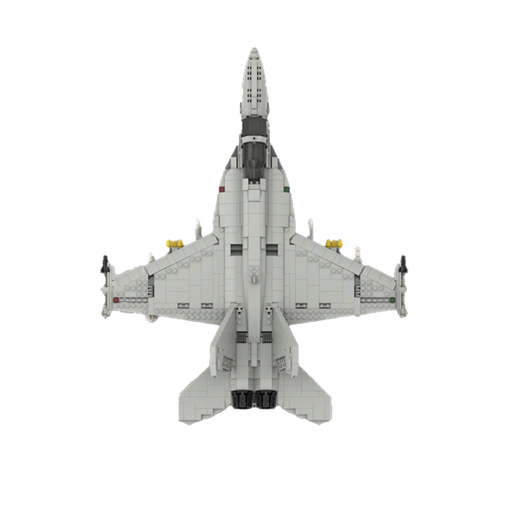 boeing f/a-18f super hornet building set | 1:35 scale | moc-112205 - 2