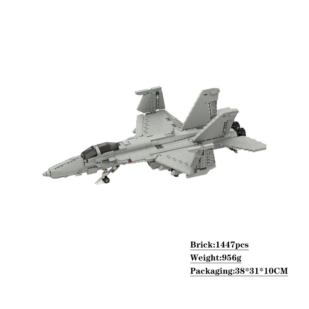 boeing f/a-18f super hornet building set | 1:35 scale | moc-112205 - 3