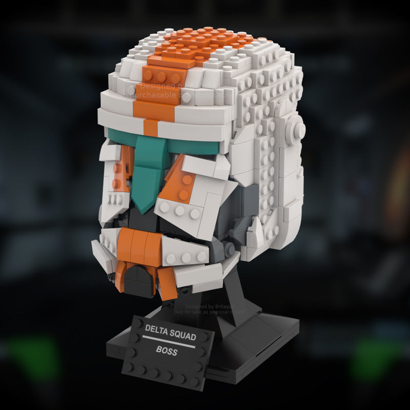boss - delta squad helmet building set | star wars | moc-83563 - 1