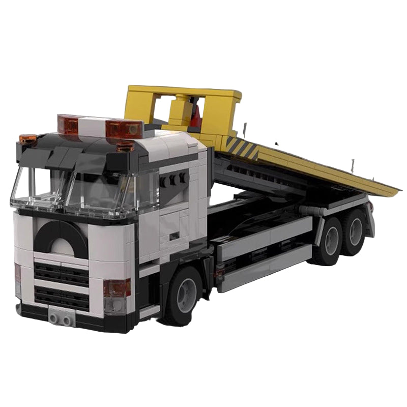 breakdown tow truck moc building set | 612 pcs lego compatible - 1