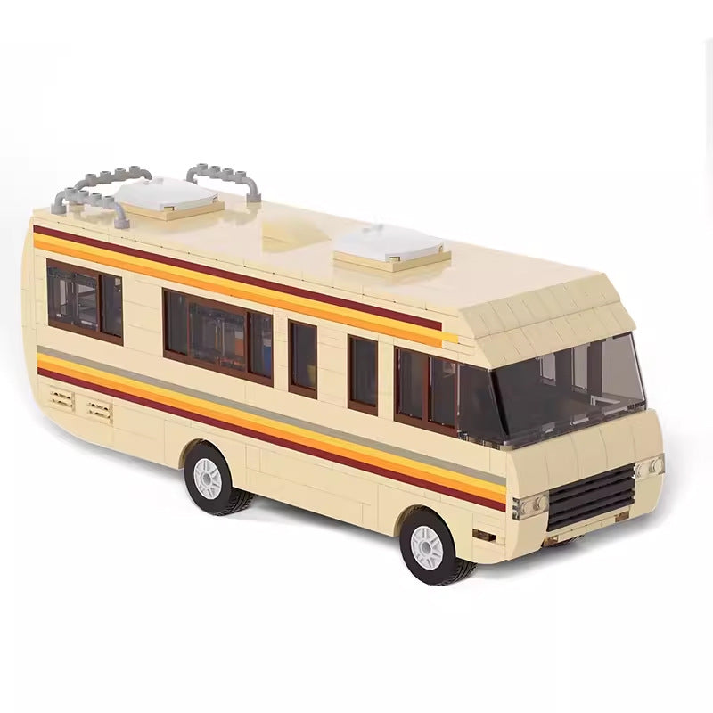 breaking bad rv lab building set | 676 pcs lego compatible - 1