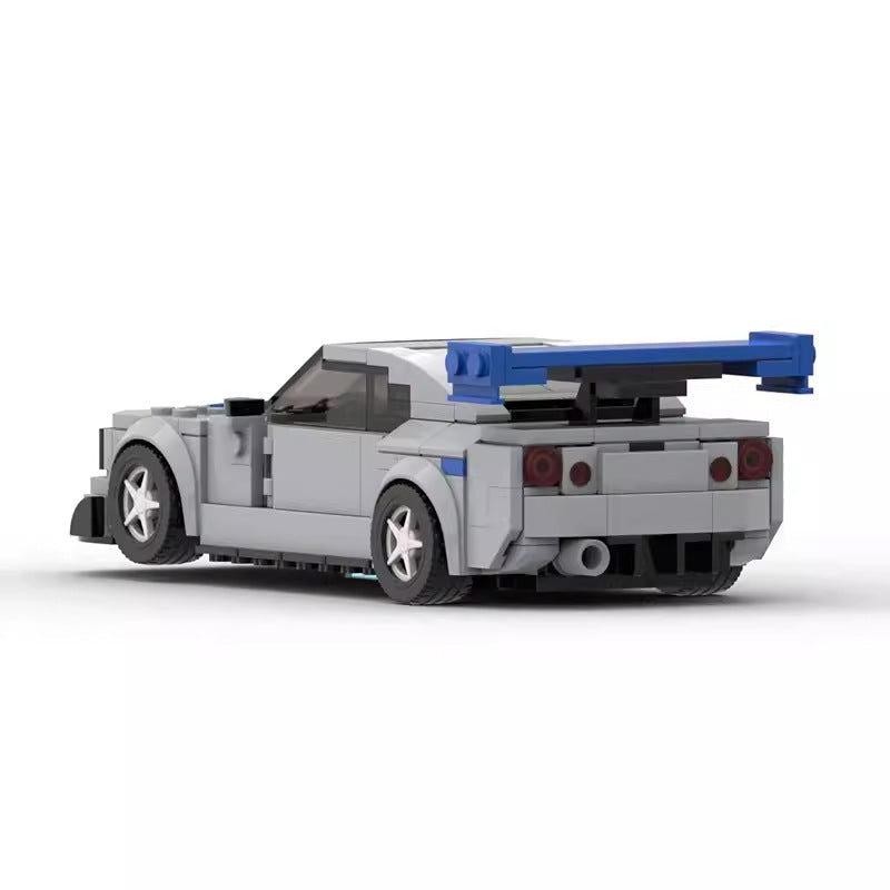 brian's nissan skyline r34 building set | moc-138041 - 2