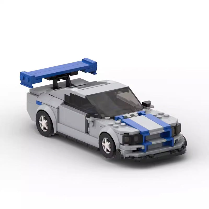 brian's nissan skyline r34 building set | moc-138041 - 3