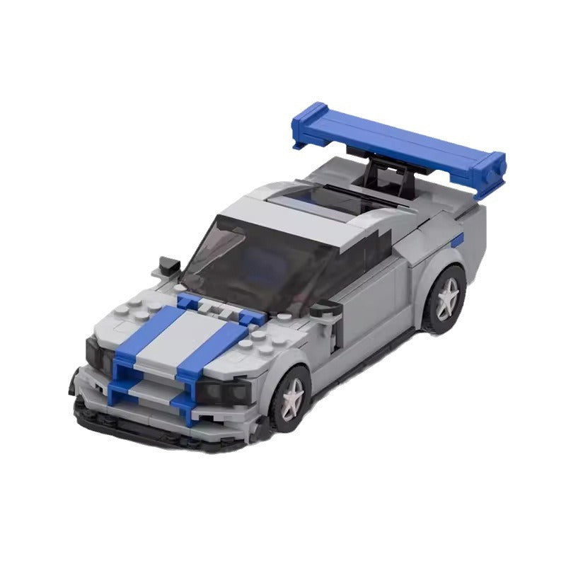 brian's nissan skyline r34 building set | moc-138041 - 5