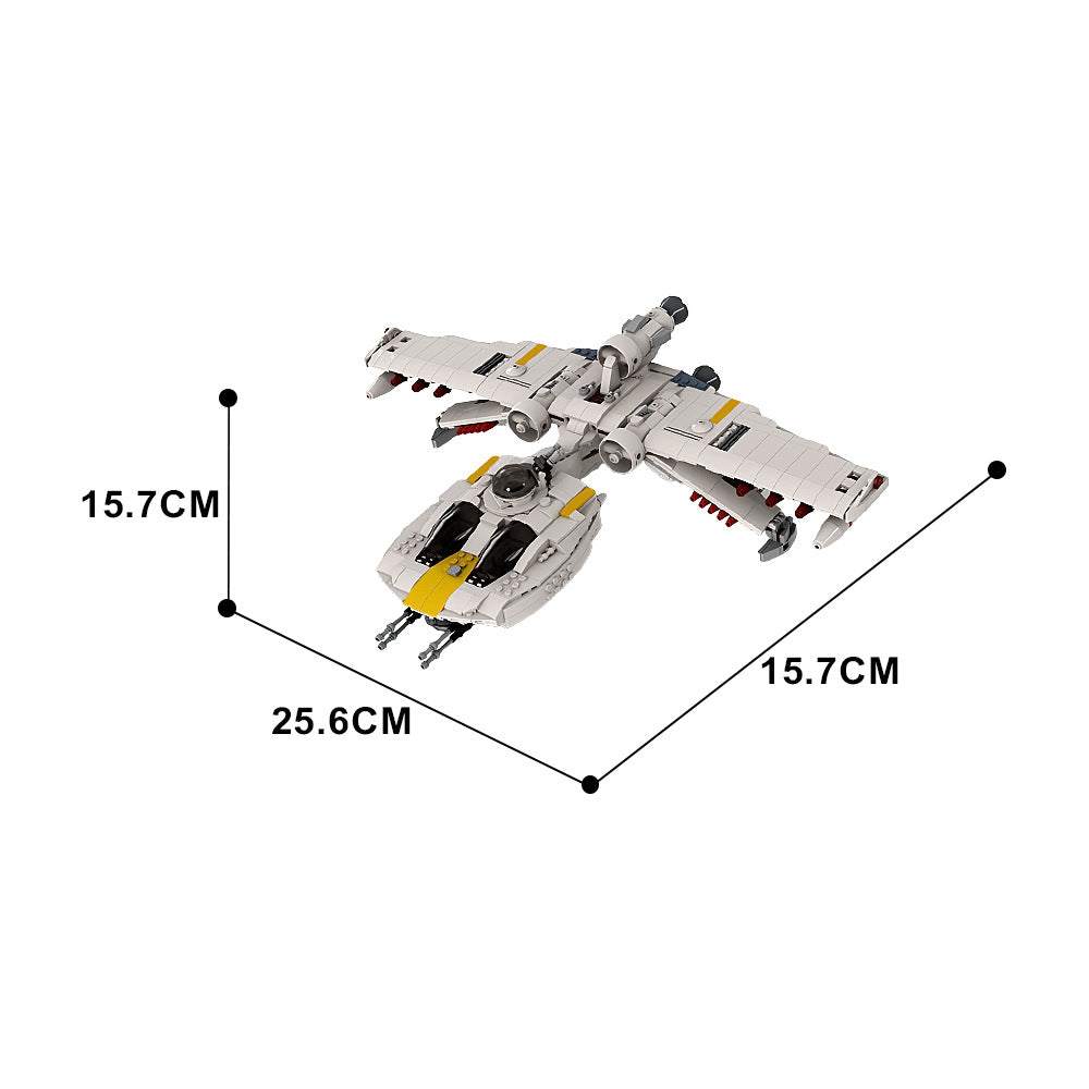 btl-s8 k-wing assault starfighter | star wars | moc-181275 - 4