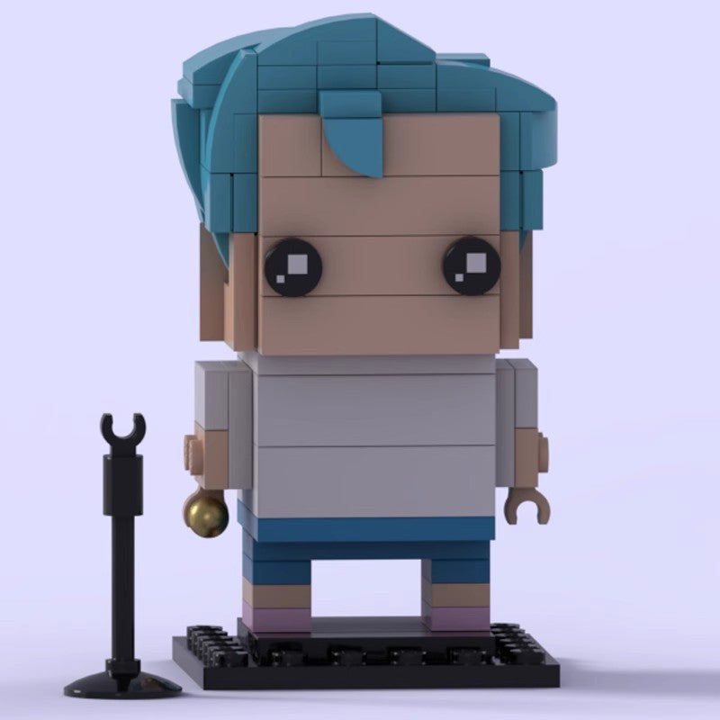 bts bundle brickheadz building set | moc-76656 - 3