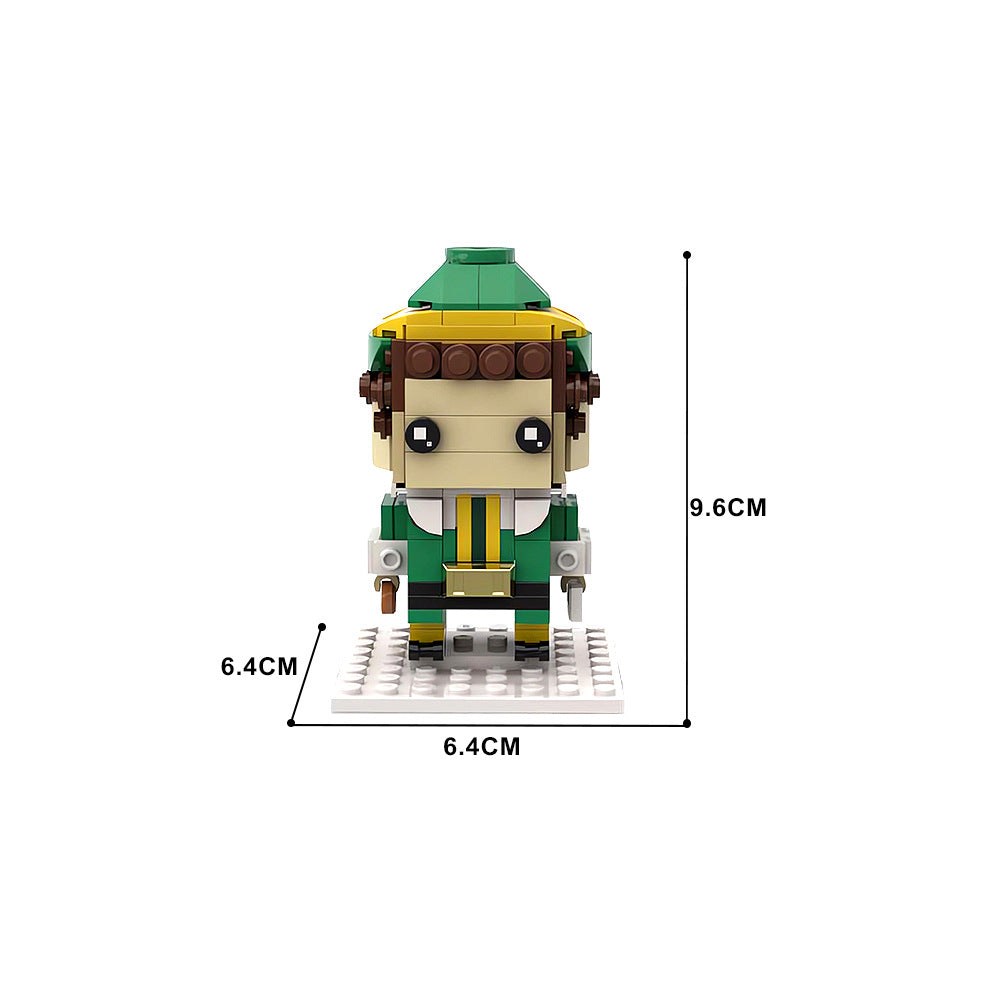 buddy the elf brickheadz | moc-179466 - 4