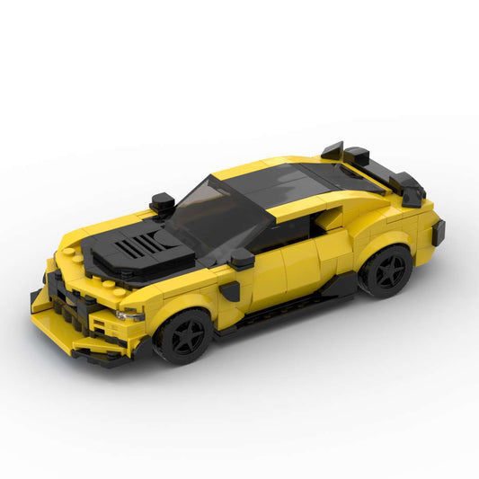 bumblebee chevrolet camaro building set | transformers | moc-186862 - 1