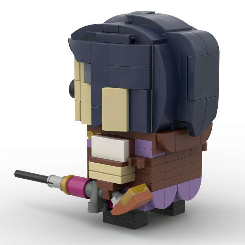 caitlyn brickheadz building set | league of legends | lego-compatible moc - 4