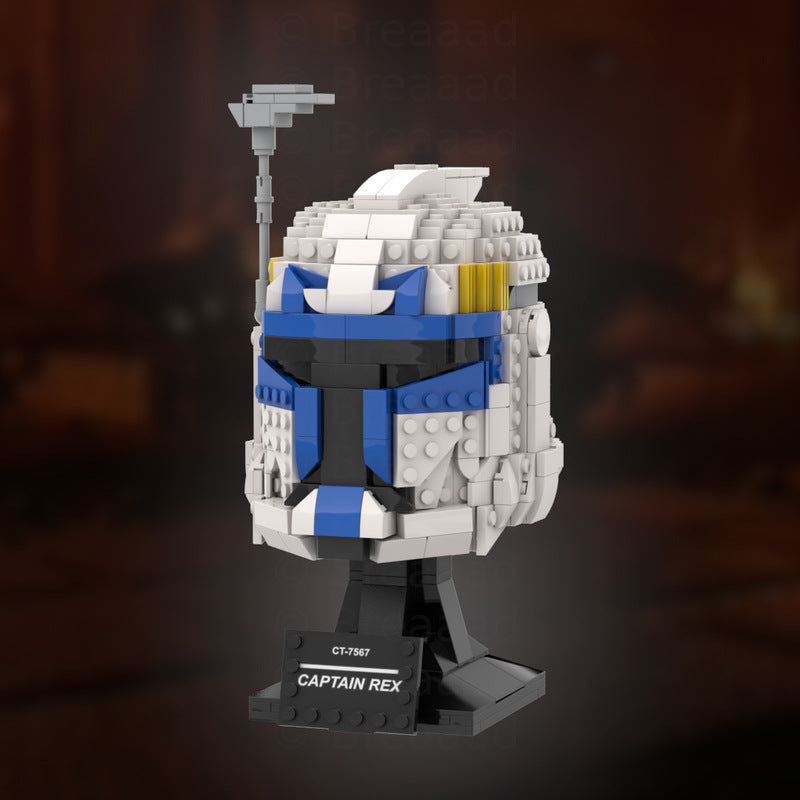 captain rex phase 1 helmet building set | star wars | moc-90199 - 1