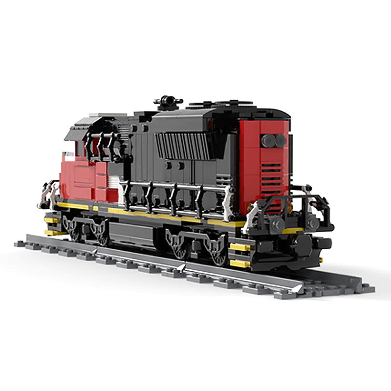 cargo train building set | emd sd70m-2 cn train | moc-47989 - 3