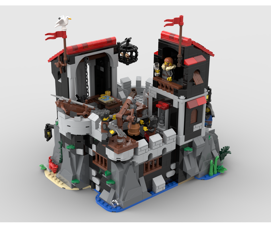 castle wolfstone building set | moc-193275 - 2
