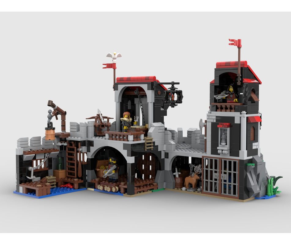 castle wolfstone building set | moc-193275 - 3