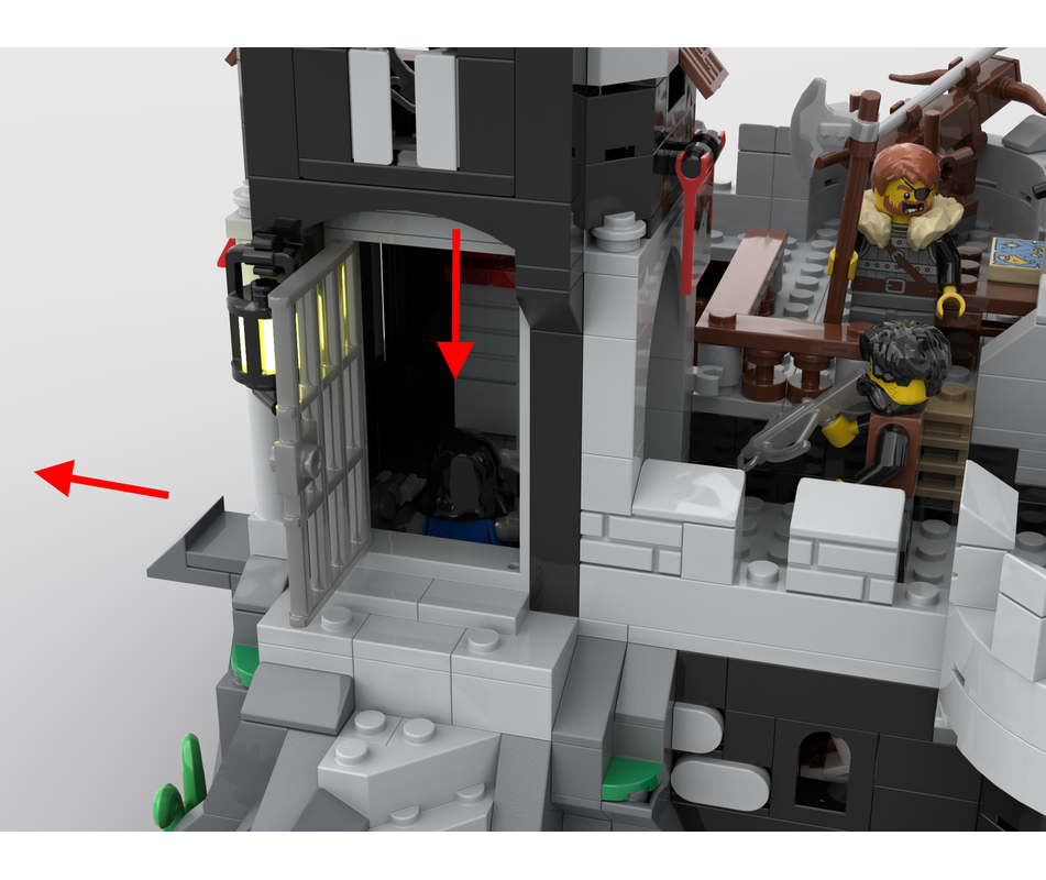 castle wolfstone building set | moc-193275 - 7