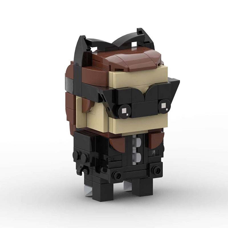 catwoman brickheadz moc set | lego-compatible batman moc - 2