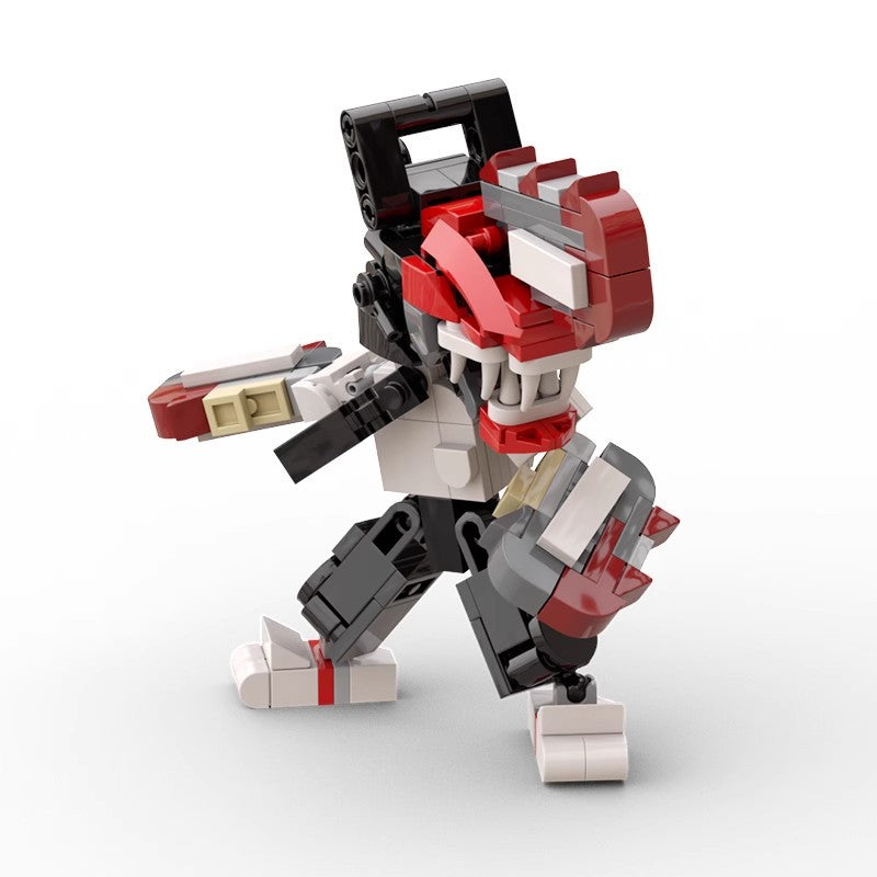 chainsaw man & pochita moc building set | lego compatible 239pcs - 2