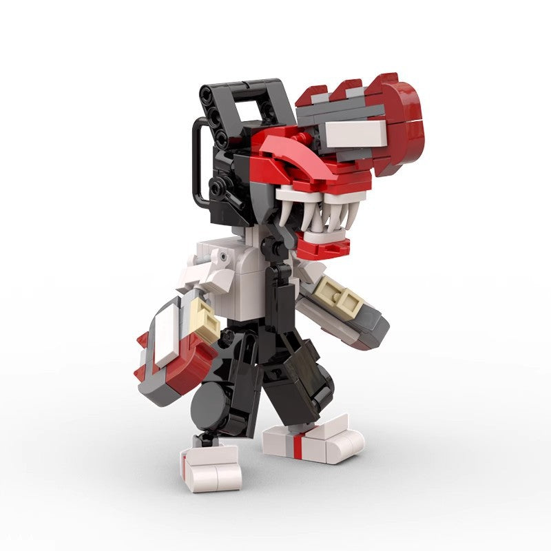 chainsaw man & pochita moc building set | lego compatible 239pcs - 3