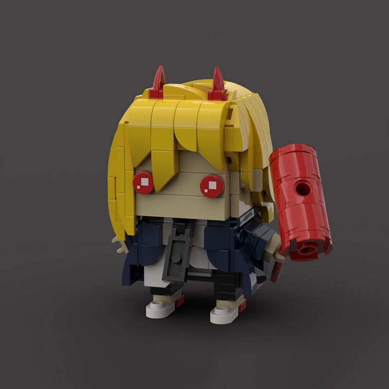 chainsawman power brickheadz building set | moc-142512 - 3