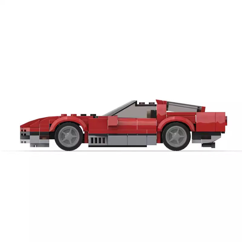 chevrolet corvette c4 matchbox version building sets | moc-95366 - 3